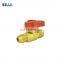 5/8 inch brass gas ball valve Flare x Flare with aluminum handle