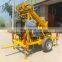 300M Depth double motor  water drilling rig machine price with diesel