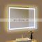 Aluminium copper high standard hotel home led backlit bathroom vanity mirror