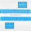 21" disposable non woven single elastic mob cap white blue pink shower hat