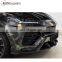 Urus front lip fit for Urus 2018-2020year TC style front lip with canard for Urus DRY carbon fiber material
