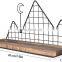 China factory supplier double sets Rustic wooden shelf Display Racks Wood Storage Shelves for Nursery Bedroom