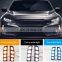 TYPE R LED DRL Дневные ходовые огни Передние фары бампера со стробоскопическими поворотниками для HONDA CIVIC 2016-2020