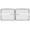 4'H x 10'W PVC Coated Steel Residential Chain Link Fence Double Drive Gate system
