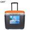 trolley hiking travel car picnic new design portable ice chest cooler box cooler for bottles