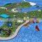 Entertainment Place Rendering 3D Aerial View of Beautiful Process