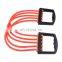Factory Sale Fitness Band 5 Tubes Resistance Bands Set Fitness Rope Fitness Equipment Resistance Bands