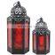 Hotsales Moroccan Style lanterns Moroccan Candle Lantern Holder with Colorful Glass In Home Decor Or Outdoor