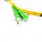 3meter long SC/apc-sc/upc G.657A  2.0mm flat Duplex dx fiber optic patchcord/jumper/assembly