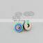 Bag clothing garment metal brass handbag colorful color rainbow magnetic snap button