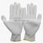 HY EN 388 13 gauge nylon black pu coated safety protective black pu coated work pu gloves