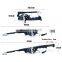 Guangwei collapsible  telescopic fishing rod spinning fiberglass folding  fishing rod with reel combo set