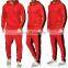 Wholesale custom large size men's splicing top men's sports fitness 2-piece jogging suit
