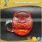 600ml Football Design Clear Glass Mason Jar