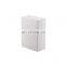 Custom luxury big white rigid magnet gift retail packaging box with magnetic lid