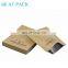 Custom 3 Side Seal  Kraft Bag Pla 100% Biodegradable Sealable Protein Bar Packaging Bag