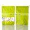 Fast Shipping zip lock three-side sealing aluminum foil flat pouch smell proof packing bag for food packaging