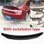 Automotive Parts Factory Manufacture Rear Wing Spoilers, Gloss Black Rear Trunk Spoilers For Lincoln MKZ 2013-2019