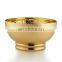 Gold Plated Round Bowl