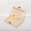 Solid Wood Box Flip Lid Custom Logo Rectangular Jewelry Box Storage
