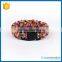 Popular design nylon release buckle survival bracelet wholesale
