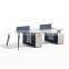 contemporary luxury office furniture high tech metal wood table modern executive computer office desks with drawer