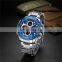 NAVIFORCE 9197S Quartz Watch For Mens Classic Lcd Digital Waterproof Sport Stainless Steel Men Wrist Watch