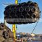 Ship to Dock ISO17357 Yokohama Type Marine Pneumatic Rubber Ship Fender With Galvanized Chain