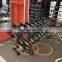 Dumbbells Set Rack Keeper Commercial Home Gym Equipment 2 Rows Lines Dumbbell Rack for 10 Pairs Dumbbell