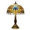 Creative Tiffany Colored Glass Grape Creative Personality Grape Creative Bead Small Table Lamp