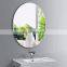 Oval shape mirror bathroom decorative mirror on wall