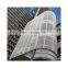 Decoration Curtain Mesh Wall Aluminum Perforated Metal Mesh Decorative Woven Metal Perforated Plain Weave