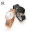 SHENGKE Elegant Lady Watch Push Mesh Buckle Alloy Case Steel Caseback Watches Customized Logo OEM  Girl Handwatch Gift