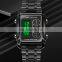 New Arrival Skmei 1868 Leather Digital Watch Men Wrist Stainless Steel Strap Water Resistant 30 Meters