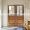 Main modern home front price villa entrance solid oak entrance wooden door design glass double wood doors