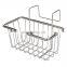 Kitchen Sponge Holder Stainless Steel Sink Caddy Organizer Brush Soap Dishwashing Liquid Drainer Basket