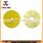 3" light yellow angle grinder hard polishing pads for marbles
