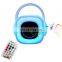 Portable Round Wireless Bt Speaker cooler lantern TWS function hot sale led light small size home light with smart music player