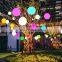 atmosphere led outdoor decoration light waterproof light up Christmas ornaments Hot selling RGB Color Changing light