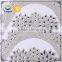 Fashion Snowflake Iron On Bling Bling Crystal Mesh Fabric Rhinestone