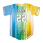 high quality custom baseball jersey with dye-sub