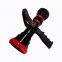 Handheld fire hose nozzle with machino female coupling