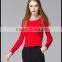 Fashion design 100% wool sweaters big collar sweater for girls