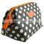Fashion Polka Dot Print Ripstop Polyester Modella Cosmetic Bag Zipper Modella Cosmetic Bag Modella Travelling Cosmetic Bag
