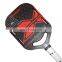 Arronax 3D 3K 18K Carbon Fiber Thermoformed Pickleball Paddle with Custom Size Polypropylene Honeycomb Core USAPA Approved