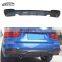 F34 GT High quality Carbon Fiber Rear Diffuser Rear Bumper Lip For BMW 3 Series F34 GT M Sport