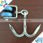 stainless steel hanging double roller double meat hook for meat hanging refrigerator truck use meat hook                        
                                                                Most Popular