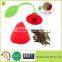 Silicone Strawberry Water Bottle with Tea Strainer Wholesale