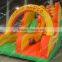 fresh orange color children inflatable slide