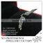 Cute for Girls Princess Jewelry 925 Silver Black CZ Micro Paved Finger Rings With Angel Wing